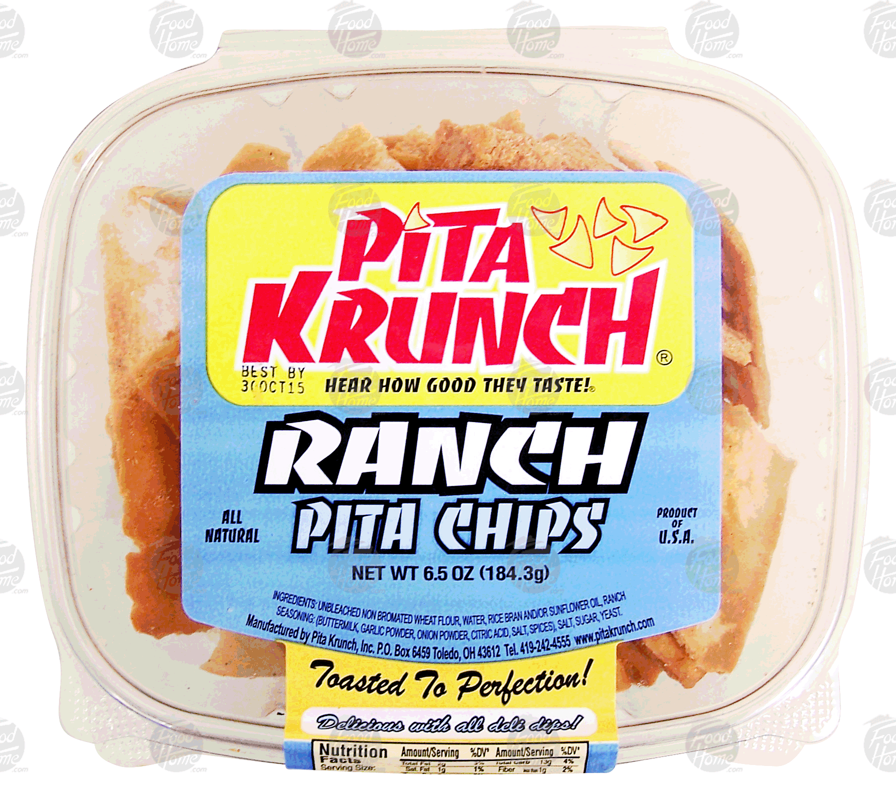 Pita Krunch  pita chips with ranch flavor Full-Size Picture